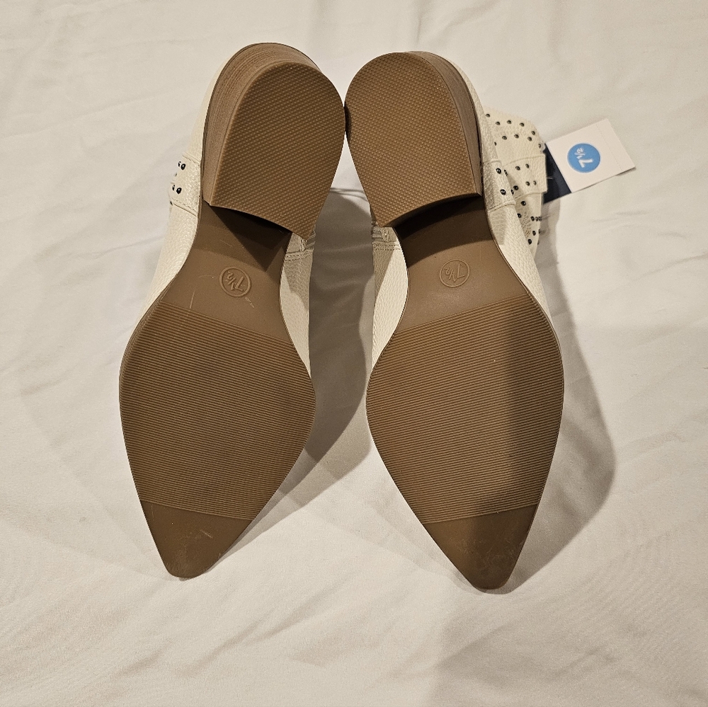 NWT Universal‎ Thread Women's Cream Western Boots Size 7.5 - Picture 6 of 9